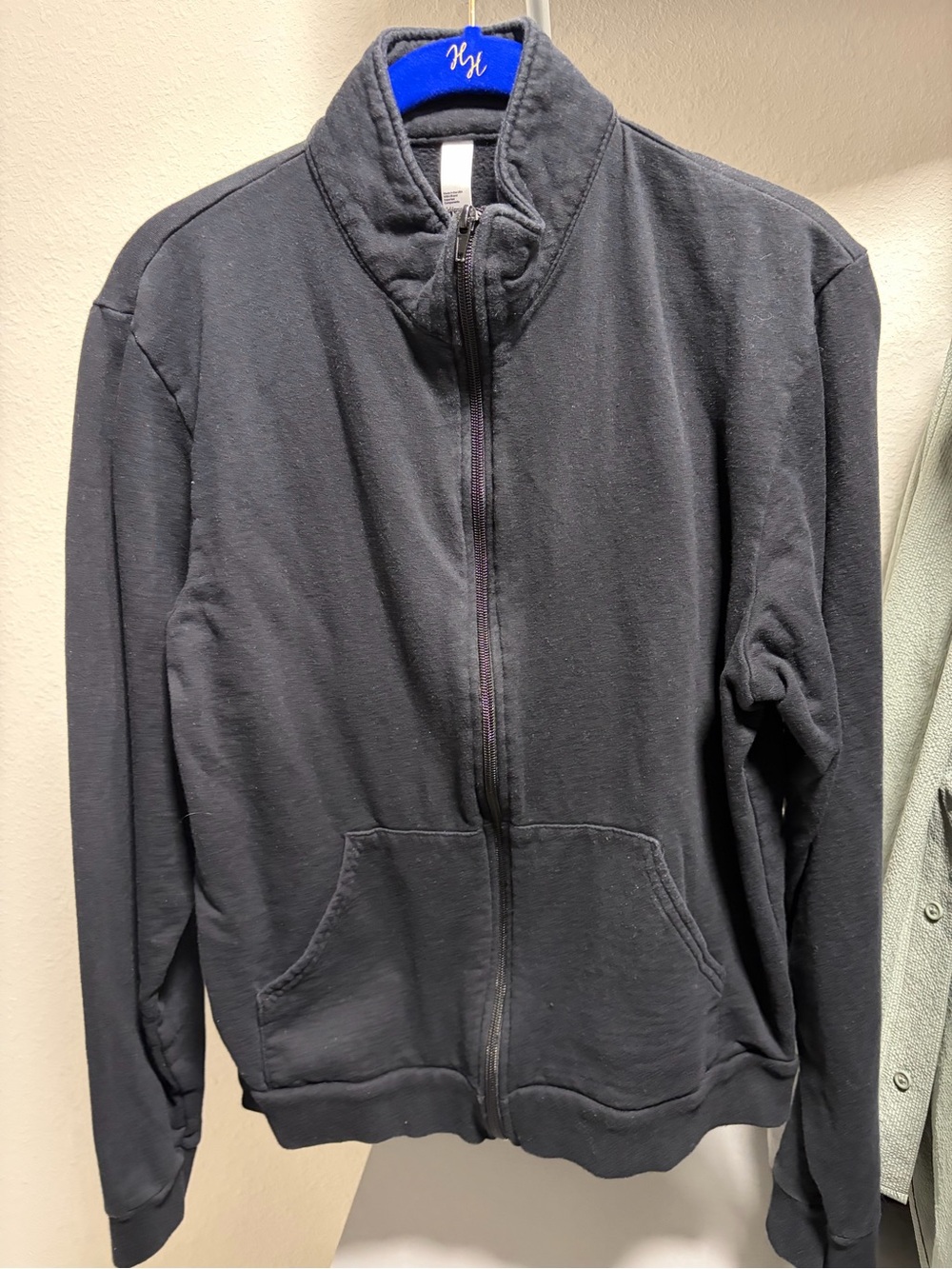 American Apparel Black Full-Zip Men's Fleece Jacket
